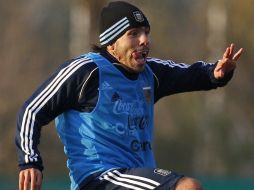 El lunes Tevez no entrenó junto a la selección en el predio de la AFA. AP / ARCHIVO