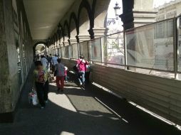 Ásí luce la banqueta en 16 de Septiempre y Juárez, sin la presencia de comerciantes ambulantes. EL INFORMADOR / A. García