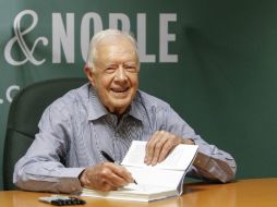 Carter ha recibido buenas noticias de los médicos que llevan a cabo el tratamiento de radiación. AFP / ARCHIVO