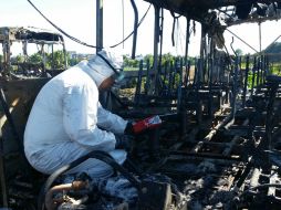 La Fiscalía General del Estado de Tabasco ya trabaja en las investigaciones sobre el origen del incendio. ESPECIAL / Diario Presente / F. Chable