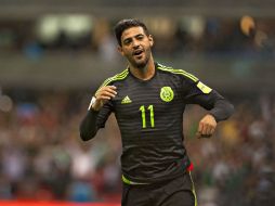 El tercero y definitivo llegó al 63' luego de que Corona dio un pase filtrado a la llegada de Carlos Vela. MEXSPORT / J. Ramírez