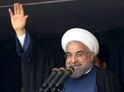 Era la primera vez que un mandatario iraní visitaba la Unión Europea en más de una década. EFE /