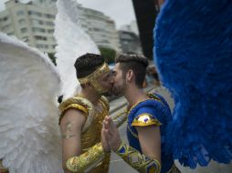 El desfile del orgullo gay de Río de Janeiro es el segundo más popular de Brasil. AP / L. Correa