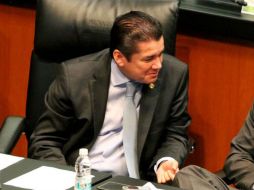 El legislador del PVEM, Carlos Alberto Puente, dice que el presidente del Senado debe garantizar la institucionalidad de la Cámara. NTX / ARCHIVO