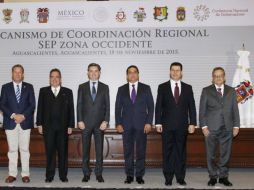 Los funcionarios analizan los retos en el marco del Mecanismo de Coordinación Regional SEP Zona Occidente. TWITTER / @SEP_mx