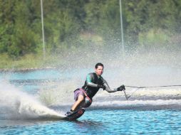 Los mejores exponentes de la disciplina se reúnen en Chapala para tomar parte del Campeonato Mundial de Esquí Acuático. EL INFORMADOR / F. Atilano