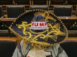 La encuesta coloca a Trump con 28 por ciento de las preferencias electorales entre republicanos e independientes. EFE / E. Lesser