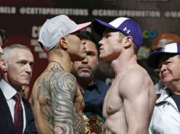 Cotto sorprende con casi dos libras menos de lo pactado. AP / J. locher