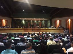 Imagen de la sesión del cabildo zapopano de este viernes. TWITTER / @ZapopanGob