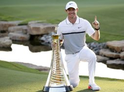 El norirlandés ganó el último torneo de la temporada. EFE / A. Haider