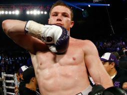 Álvarez dijo que deseaba seguir por el mismo camino y que respetaba a los rivales. AFP / A. Bello