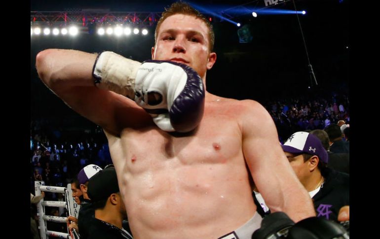 Álvarez dijo que deseaba seguir por el mismo camino y que respetaba a los rivales. AFP / A. Bello