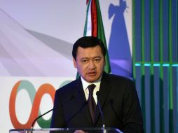 Osorio Chong hizo entrega de prestaciones a elementos de la Policía Federal. NTX / Especial