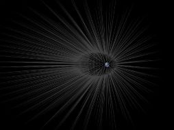 Simulaciones previas habían adelantado que la materia oscura forma 'corrientes de grano fino'. TWITTER / @NASA