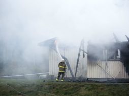 Agentes comentan que el fuego en la vivienda de la localidad de Woldegk, parece haberse iniciado en el sótano. AFP / ARCHIVO