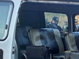 Miembros del Ejército y agentes de la policía acudieron al lugar de los hechos luego del reporte de una persona herida. EFE /