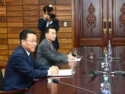 Autoridades de ambas Coreas sostuvieron un encuentro este jueves. AFP / Unification Ministry