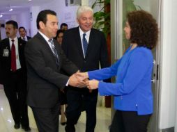 La Cancillería dio a conocer fotografías de la llegada del mandatario electo. TWITTER / @SRE_mx