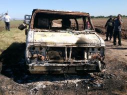 El vehículo fue localizado en el municipio de Navolato, Sinaloa. AP /