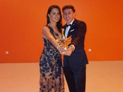 Herrera presumió su 'Dragón de Oro' en redes sociales. TWITTER / @HHerreramex