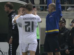 El jugador ruso estuvo en la Copa del Rey ante Cádiz. AP / A. Fernández