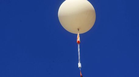 'ATÓN' despegó este viernes desde la azotea de Expo Guadalajara. EL INFORMADOR / E. Barrera