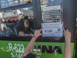 A los usuarios les tomó por sorpresa el aumento de la tarifa en 22 rutas este pasado 24 de noviembre. EL INFORMADOR / ARCHIVO