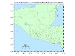 El terremoto tuvo su epicentro a 53.6 kilómetros de la capital, en el departamento de Escuintla. ESPECIAL / insivumeh.gob.gt