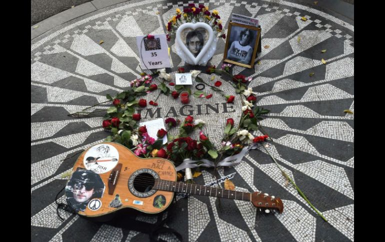 El ex Beatle y su himno 'Imagine' han sobrevivido como oda a la paz. AFP / T. A. Clary