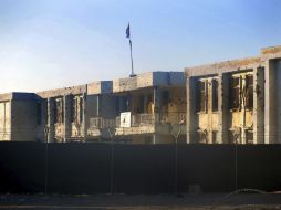 Vista del exterior del aeropuerto internacional de Kandahar tras el ataque. EFE / M. Sadiq