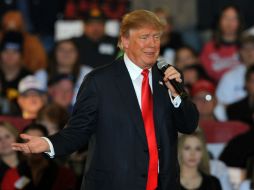 Menos de una tercera parte de sus posibles votantes considera las declaraciones como ofensivas, mientras que el 64 % no las valora así. AFP / S. Pope