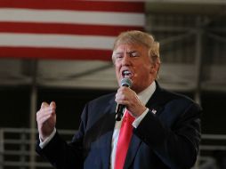 A pesar de sus polémicas declaraciones, Donald Trump lidera las encuestas de los simpatizantes republicanos. AFP / S. Pope