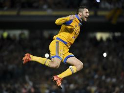 André-Pierre Gignac anotó 16 goles en 21 juegos en su primer torneo en México. AFP / Y. Cortez