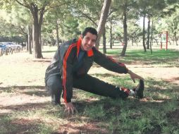 Constancia. César Pérez ha adoptado la práctica del deporte como un estilo de vida. ESPECIAL /