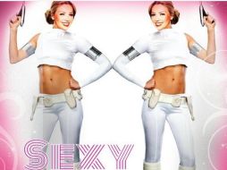 Thalía presume en sus redes sociales su traje de Princesa Leia. TWITTER / @thalia