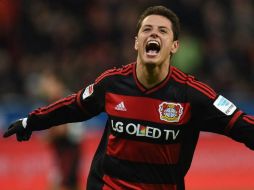 Javier Hernández. Hoy tiene la inmejorable oportunidad para alcanzar 20 goles en una misma temporada. TWITTER / @bayer04_es