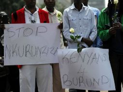 Fue en abril cuando el presidente Pierre Nkurunziza anunció su candidatura a un tercer período, desde entonces surgió el disgusto. AFP / T. Karumba