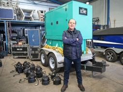 Alejandro presume su capacidad de organizar eventos puntualmente, al contrario de otras empresas. EL INFORMADOR / M. Vargas