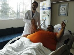 Andrés se recuperaba de una cirugía de derivación biliopancreática con cruce duodenal realizada en Guadalajara. EL INFORMADOR / ARCHIVO