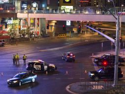 El pasado 21 de diciembre, la mujer embistió a peatones en la avenida principal de Las Vegas, matando a una persona. AFP / ARCHIVO