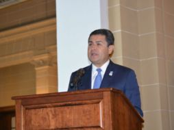Hernández abogó por un 2016 en paz y bienestar para los 8.5 millones de habitantes que tiene Honduras. NTX / M. García