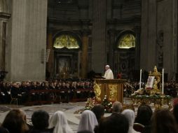 En su mensaje castigó la indiferencia de un mundo sobreinformado. AP / G. Borgia