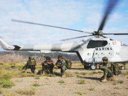 La dependencia afirmó que se están respetando los derechos humanos durante los revisiones realizadas. TWITTER / @SEMAR_mx