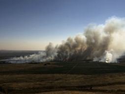 ''El bombardeo contribuye a debilitar las capacidades logísticas y militares del EI'', afirma el ministerio. EFE / ARCHIVO