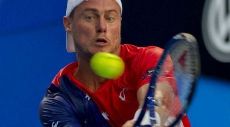 Lleyton Hewitt colgará la raqueta a finales de enero. AFP / T. Ashby