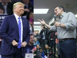 A pesar de la cercanía entre Cruz y Trump, otros resultados de la encuesta indican que Trump está en una posición más débil. AFP / AP