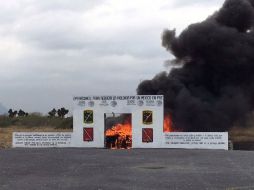 Representantes del Órgano Interno de Control de la PGR supervisaron que el proceso se realizará debidamente. TWITTER / @PGR_NL