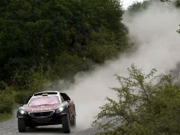 Stephane Peterhansel completó la etapa de 429 kilómetros. AFP / F. Fife