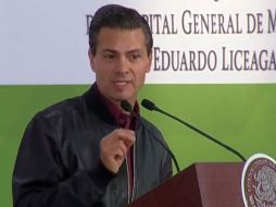 Peña presidió la Inauguración de la Nueva Torre Quirúrgica del Hospital General de México Eduardo Liceaga. YOUTUBE / Gobierno de la República