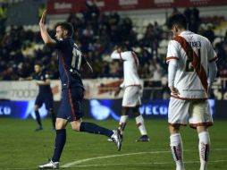 El gol del Atleti fue obra de Saúl Ñiguez en la segunda mitad del partido. AFP / P. Armestre